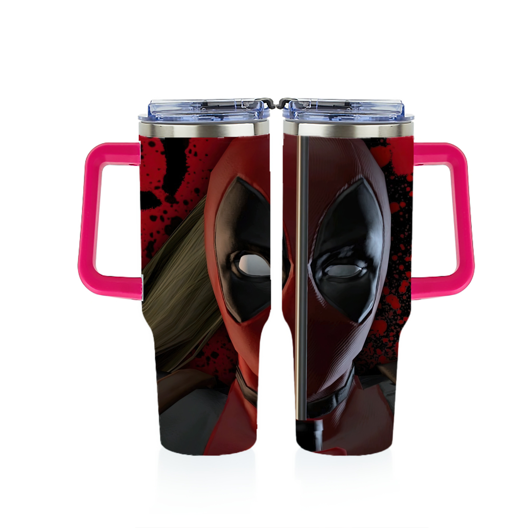 （画像用） Deadpool デッドプール 1200ｍLフルプリント車用タンブラー